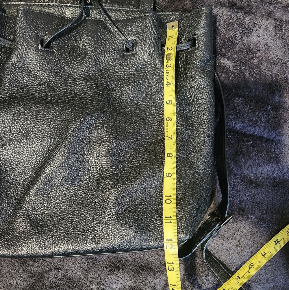 Kate Spade Black Leather Backpack - Picture 8 of 11
